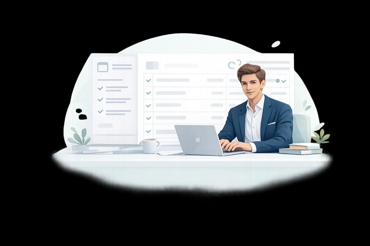 Analyst reviewing BOQ data